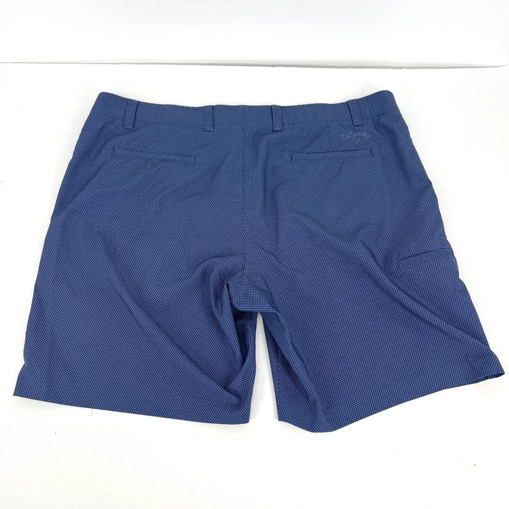 Callaway Mens Golf Shorts Blue Micro Dot Pattern Performance Stretch Size 42‎